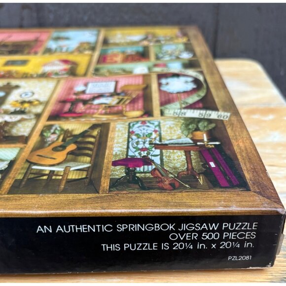 Springbok "Pieces Of Time" Jigsaw Puzzle 500+ Pieces Vintage 1979 Hallmark Cards - Picture 3 of 6